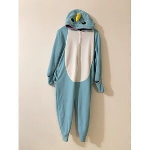 (XS) Narwhal Adult Animal Cosplay Pajama Costume Halloween Kigurumi Sleepwear